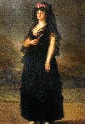 Agustin Esteve Portrait of Maria Luisa of Parma, Queen of Spain oil painting artist